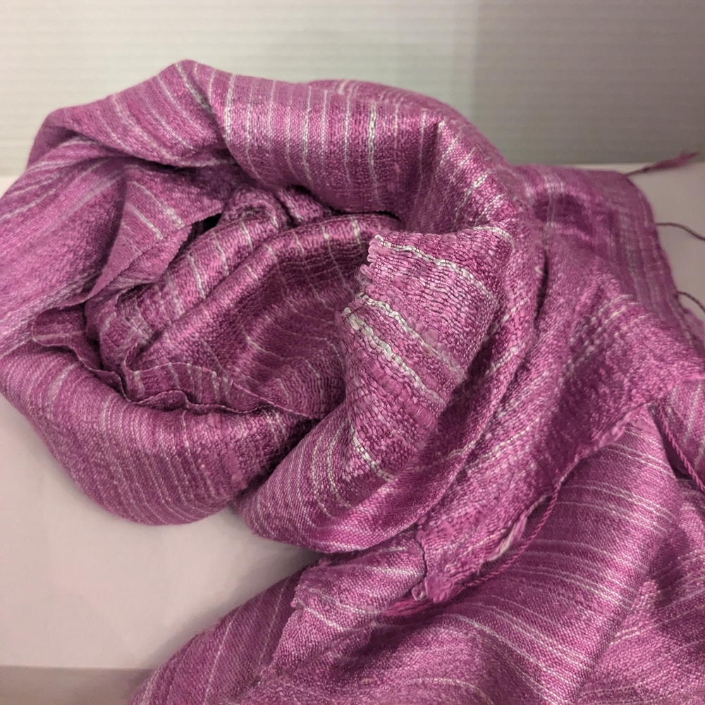 Gorgeous Jim Thompson 100% Silk Shawl - NEW with tag